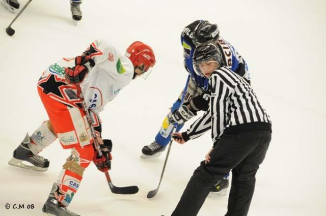Photo hockey match Caen  - Amnéville le 20/12/2008