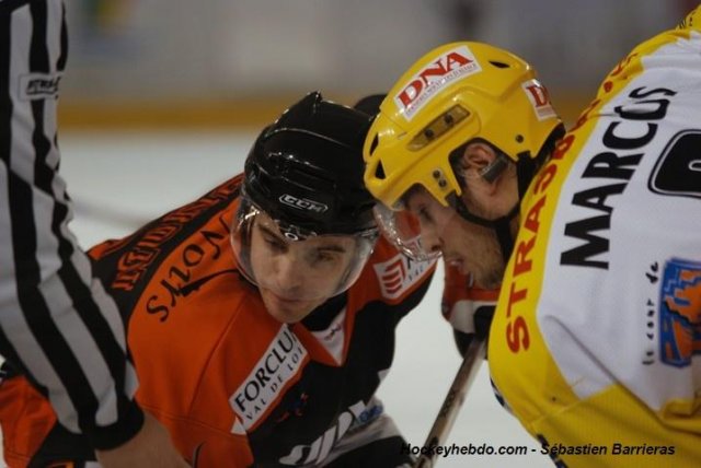 Photo hockey match Tours  - Strasbourg  le 20/12/2008