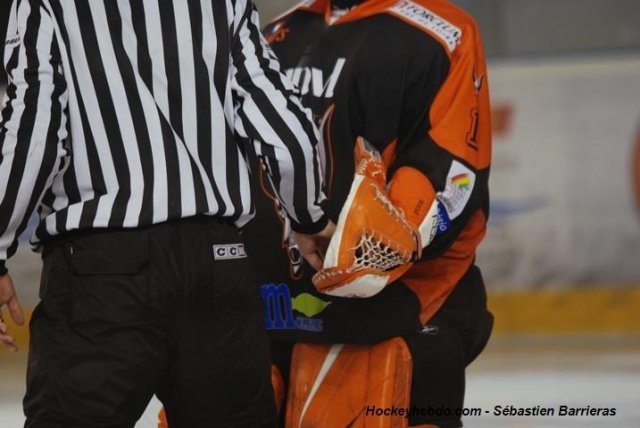 Photo hockey match Tours  - Strasbourg  le 20/12/2008
