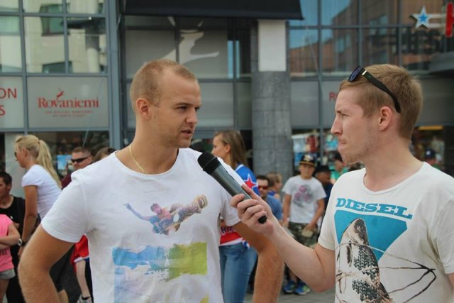 Photo hockey reportage KHL : Bain de foule pour Da Costa