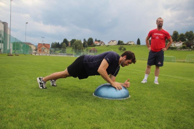 Photo hockey reportage L'entraînement suisse du CSKA