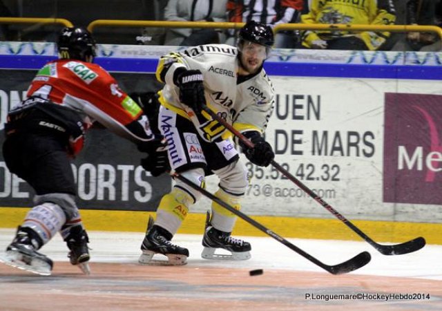 Photo hockey match Rouen - Amiens  le 26/08/2014