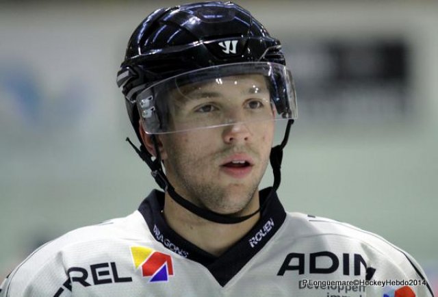 Photo hockey match Rouen - Amiens  le 26/08/2014