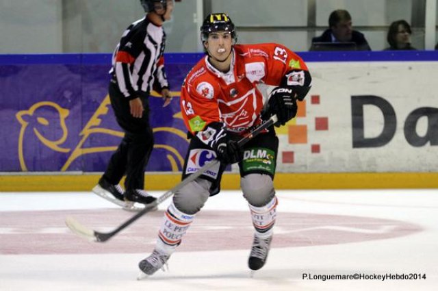 Photo hockey match Rouen - Amiens  le 26/08/2014