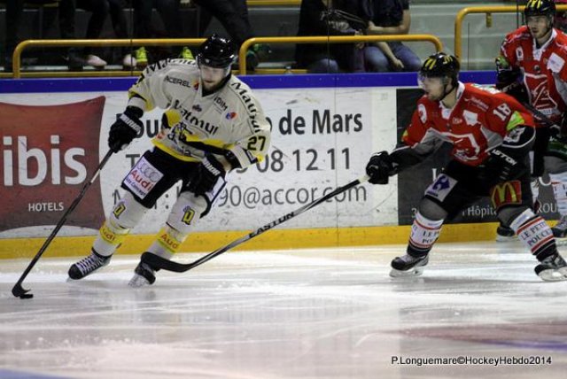 Photo hockey match Rouen - Amiens  le 26/08/2014