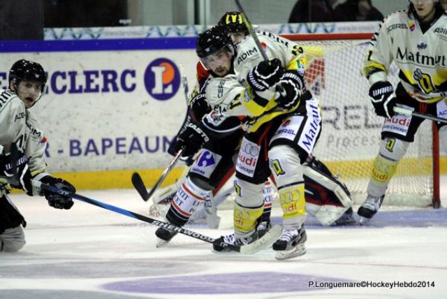 Photo hockey match Rouen - Amiens  le 26/08/2014