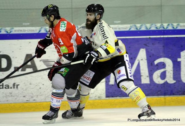 Photo hockey match Rouen - Amiens  le 26/08/2014