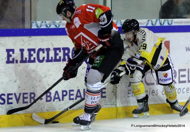 Photo hockey match Rouen - Amiens  le 26/08/2014
