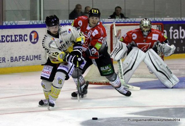 Photo hockey match Rouen - Amiens  le 26/08/2014