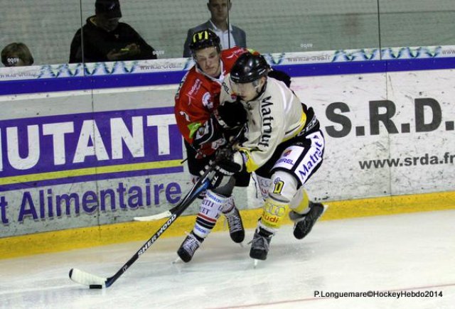 Photo hockey match Rouen - Amiens  le 26/08/2014