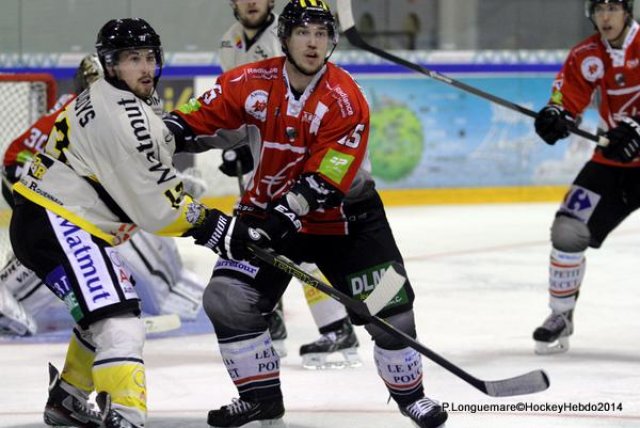 Photo hockey match Rouen - Amiens  le 26/08/2014
