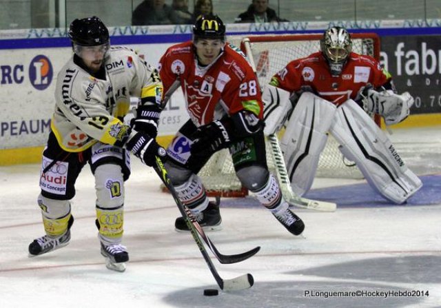 Photo hockey match Rouen - Amiens  le 26/08/2014