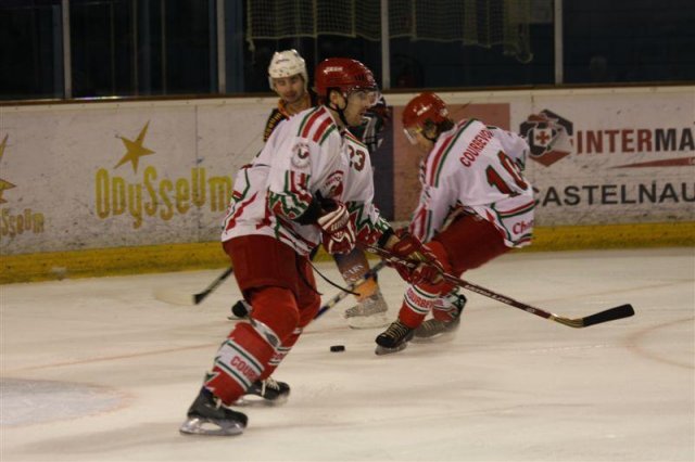 Photo hockey match Montpellier  - Courbevoie  le 20/12/2008