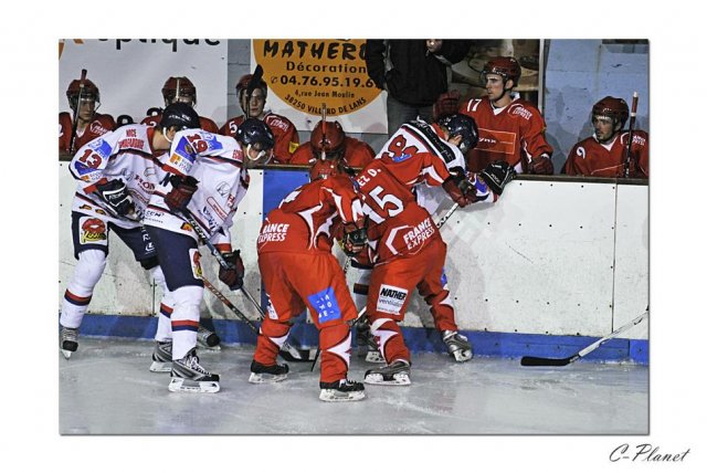 Photo hockey match Valence - Nice le 20/12/2008
