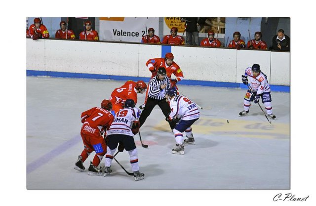Photo hockey match Valence - Nice le 20/12/2008
