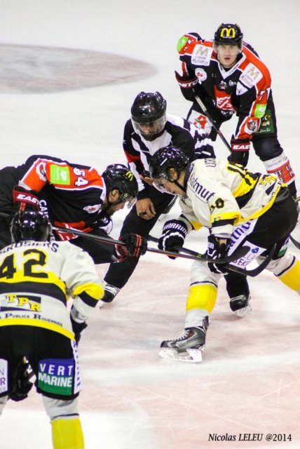 Photo hockey match Amiens  - Rouen le 09/09/2014