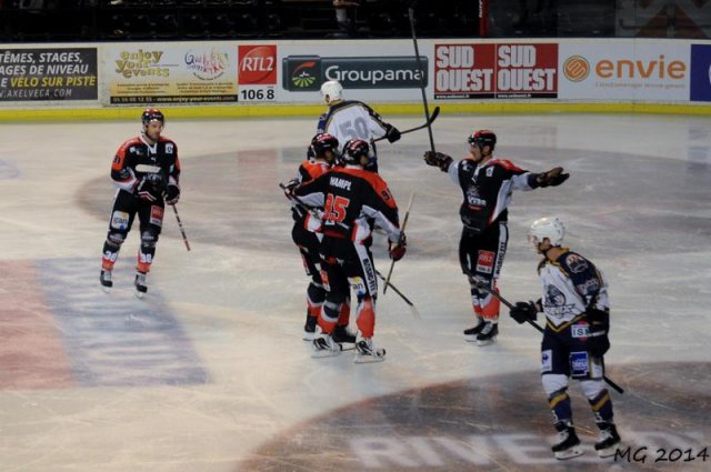 Photo hockey match Bordeaux - Reims le 13/09/2014