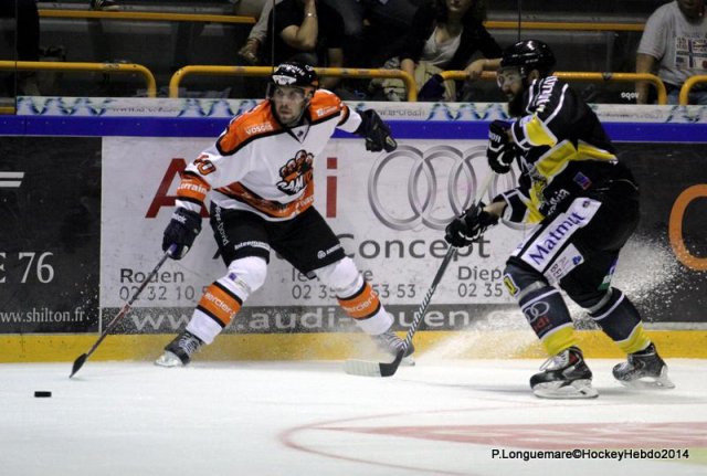 Photo hockey match Rouen - Epinal  le 16/09/2014