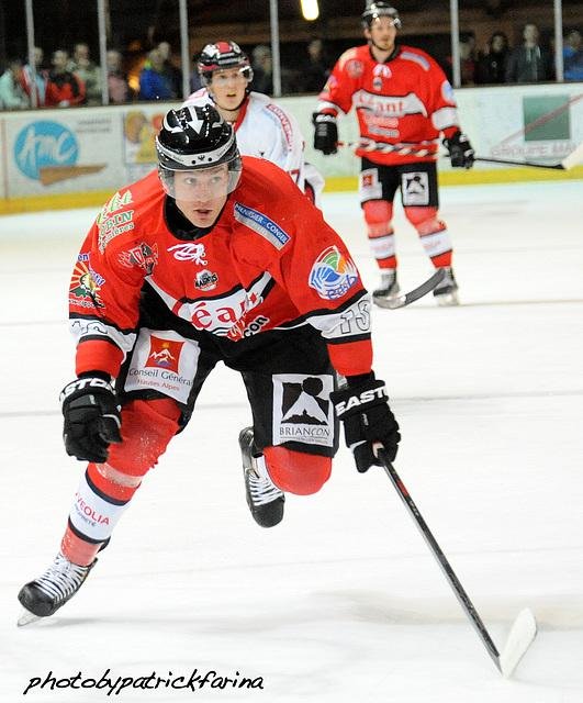 Photo hockey match Briançon  - Grenoble  le 18/09/2014