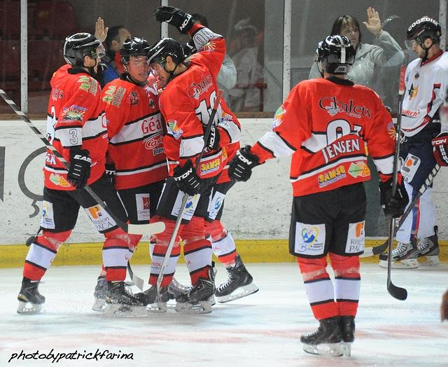 Photo hockey match Briançon  - Grenoble  le 18/09/2014