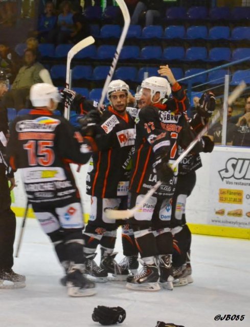 Photo hockey match La Roche-sur-Yon - Amnéville le 20/09/2014