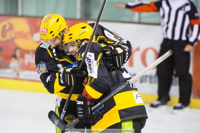 Photo hockey match Strasbourg  - Rouen le 23/09/2014