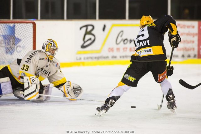 Photo hockey match Strasbourg  - Rouen le 23/09/2014