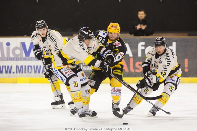 Photo hockey match Strasbourg  - Rouen le 23/09/2014