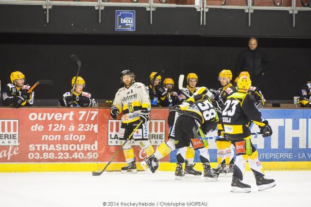 Photo hockey match Strasbourg  - Rouen le 23/09/2014