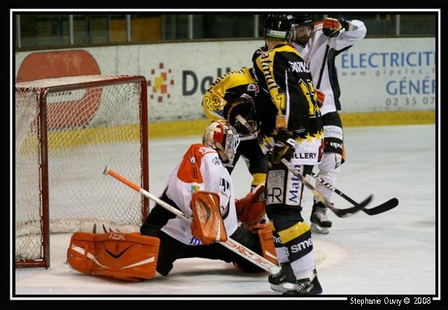 Photo hockey match Rouen - Tours  le 23/12/2008