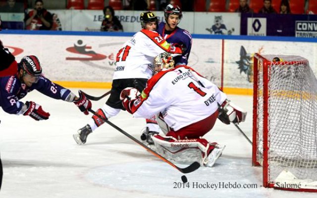 Photo hockey match Grenoble  - Amiens  le 27/09/2014