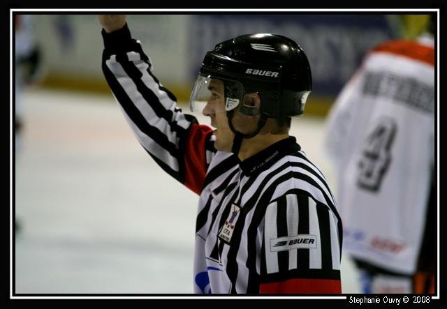 Photo hockey match Rouen - Tours  le 23/12/2008