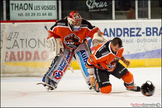 Photo hockey match Epinal  - Rouen le 27/09/2014