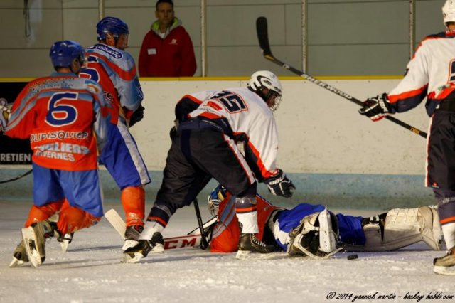 Photo hockey match Clermont-Ferrand II - Montpellier  le 27/09/2014