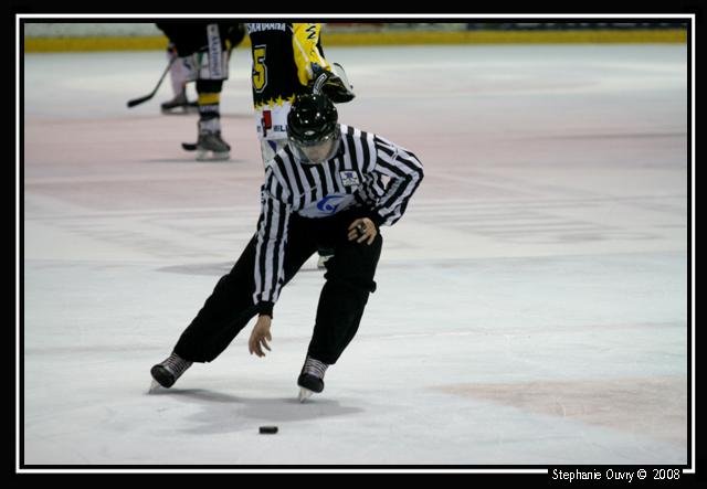 Photo hockey match Rouen - Tours  le 23/12/2008