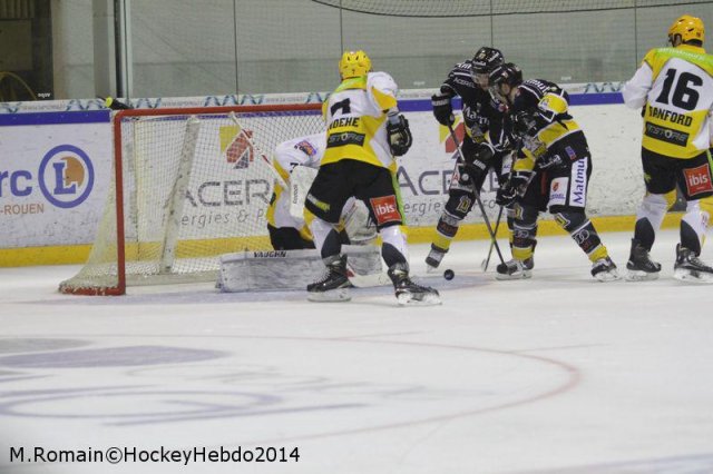 Photo hockey match Rouen - Strasbourg  le 30/09/2014