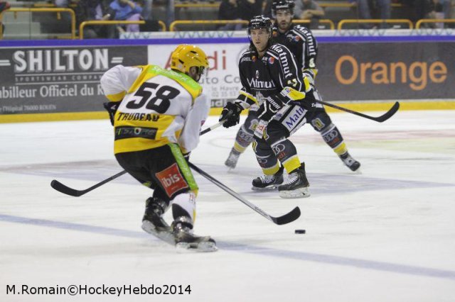 Photo hockey match Rouen - Strasbourg  le 30/09/2014