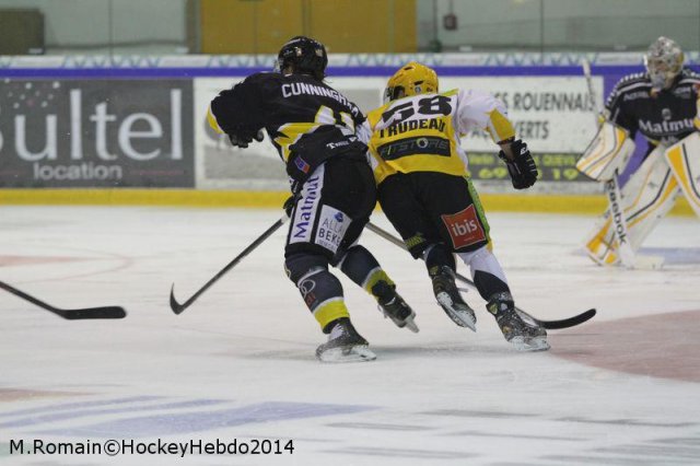 Photo hockey match Rouen - Strasbourg  le 30/09/2014