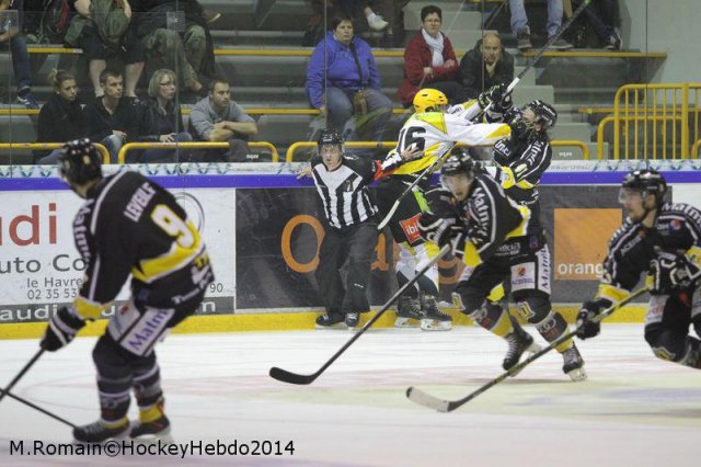 Photo hockey match Rouen - Strasbourg  le 30/09/2014