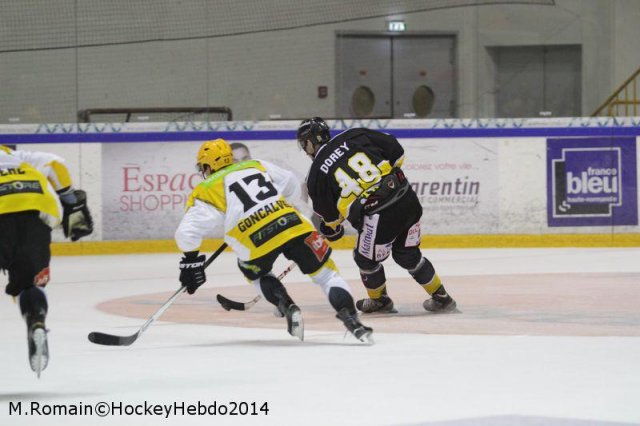 Photo hockey match Rouen - Strasbourg  le 30/09/2014