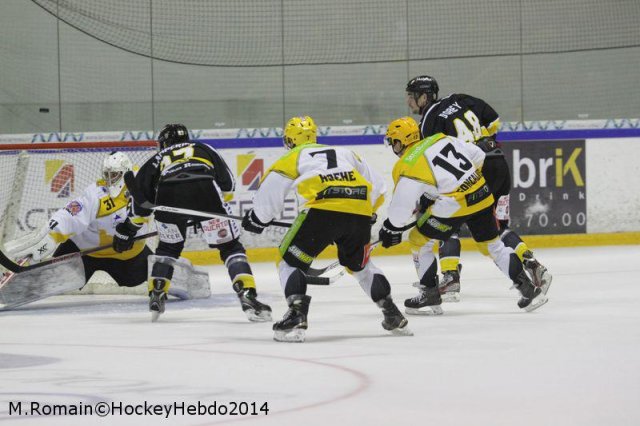 Photo hockey match Rouen - Strasbourg  le 30/09/2014