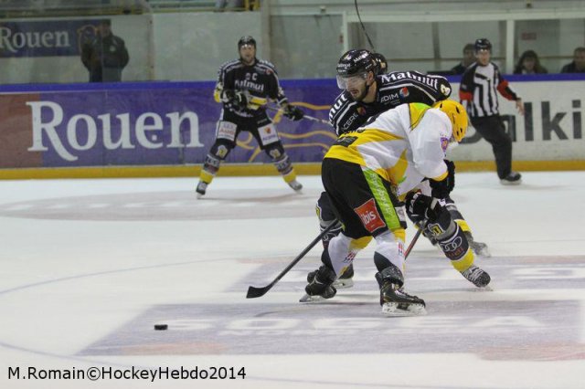 Photo hockey match Rouen - Strasbourg  le 30/09/2014