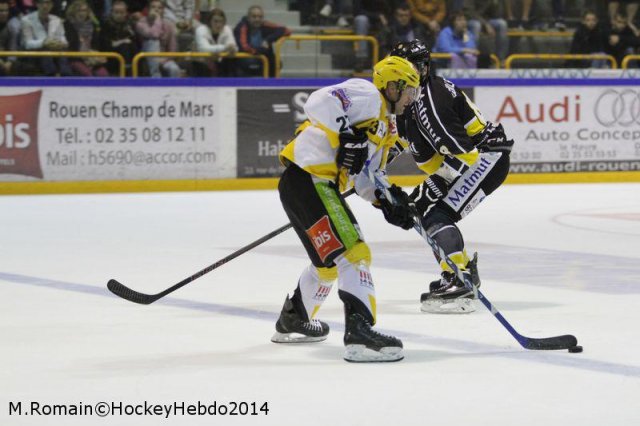 Photo hockey match Rouen - Strasbourg  le 30/09/2014