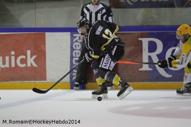 Photo hockey match Rouen - Strasbourg  le 30/09/2014