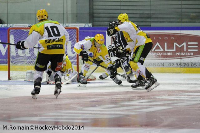 Photo hockey match Rouen - Strasbourg  le 30/09/2014