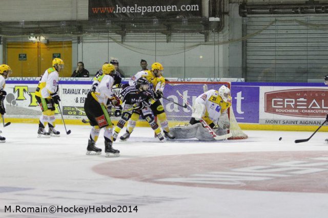 Photo hockey match Rouen - Strasbourg  le 30/09/2014