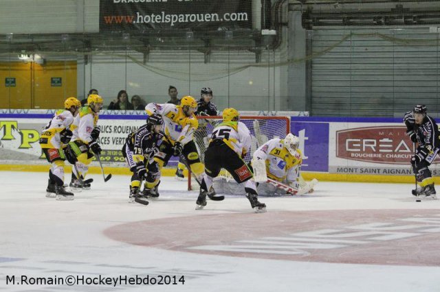 Photo hockey match Rouen - Strasbourg  le 30/09/2014