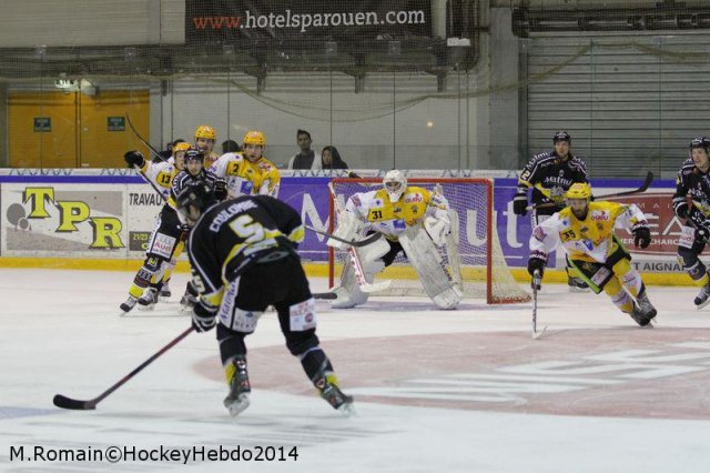 Photo hockey match Rouen - Strasbourg  le 30/09/2014