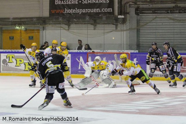 Photo hockey match Rouen - Strasbourg  le 30/09/2014