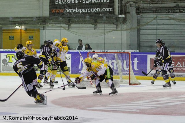 Photo hockey match Rouen - Strasbourg  le 30/09/2014